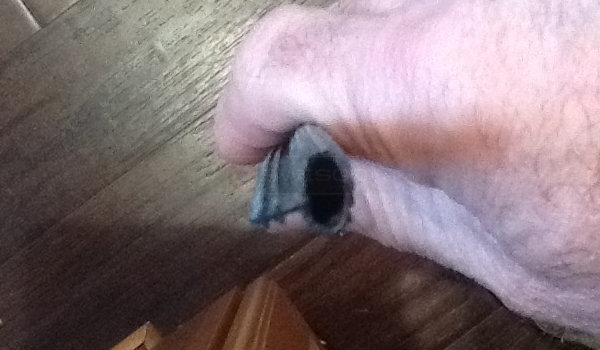 User submitted a photo of bubble seal.