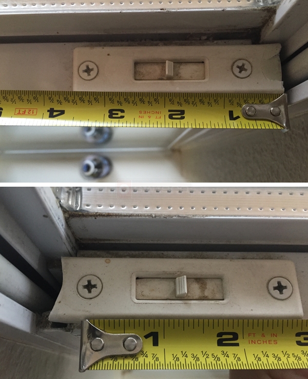 User submitted photos of a tilt latch.