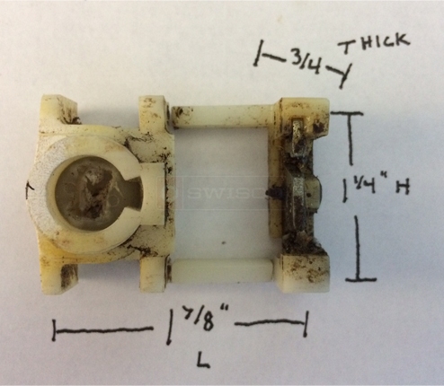 User submitted photo of their window hardware.