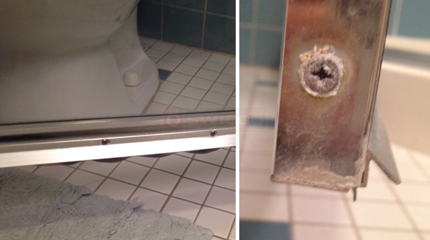 User submitted photo of their lavatory hardware.