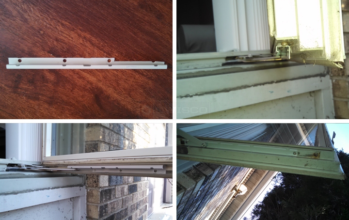 User submitted photos of window hardware.