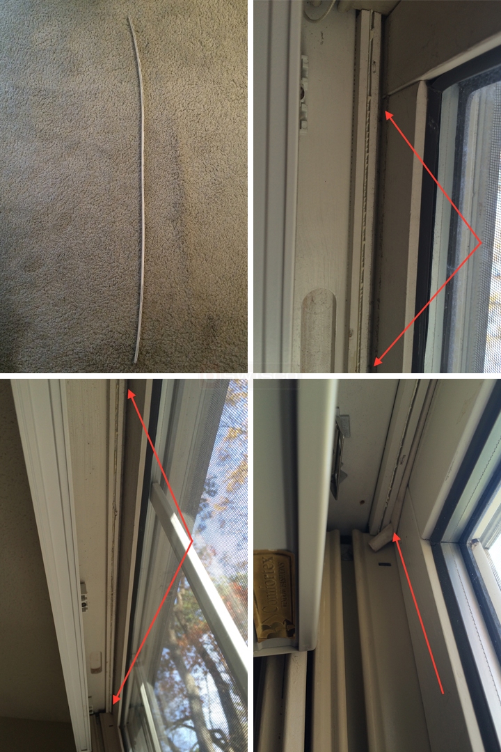 User submitted photos of window hardware.