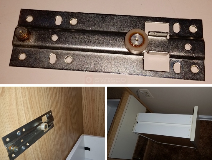 User submitted photos of drawer hardware.