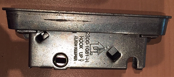 User submitted a photo of a mortise lock.