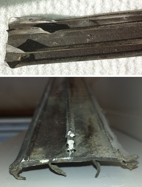 User submitted photos of a door sweep.