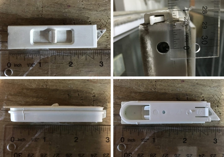 User submitted photos of a tilt latch.