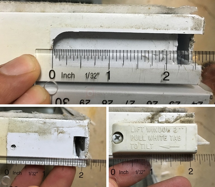 User submitted photos of a tilt latch.