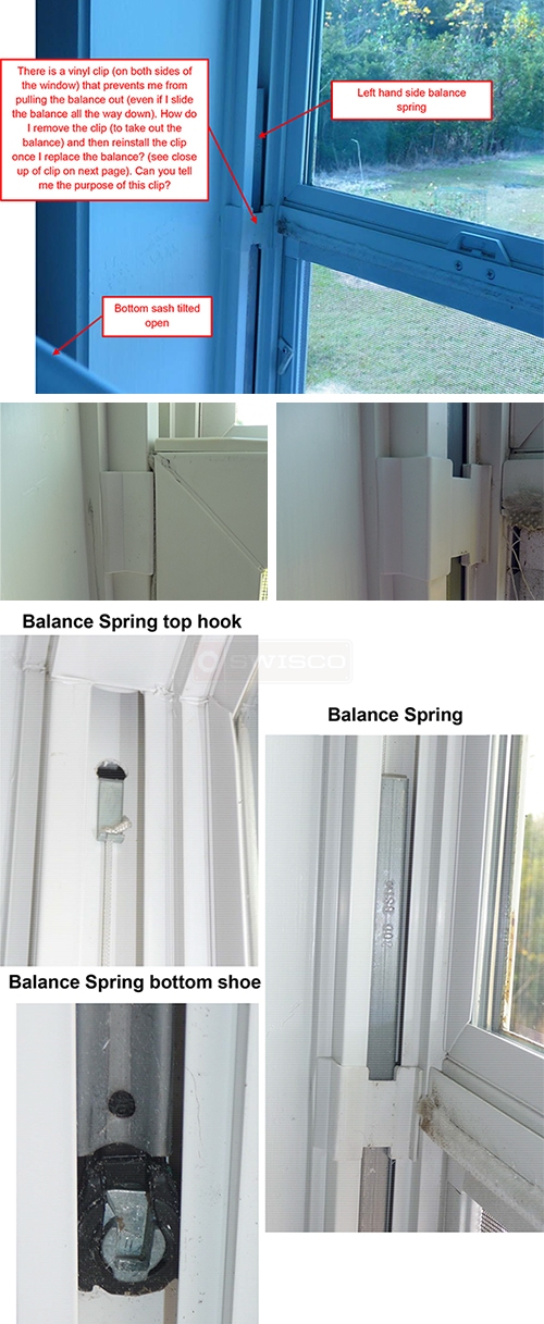 User submitted photos of window hardware.