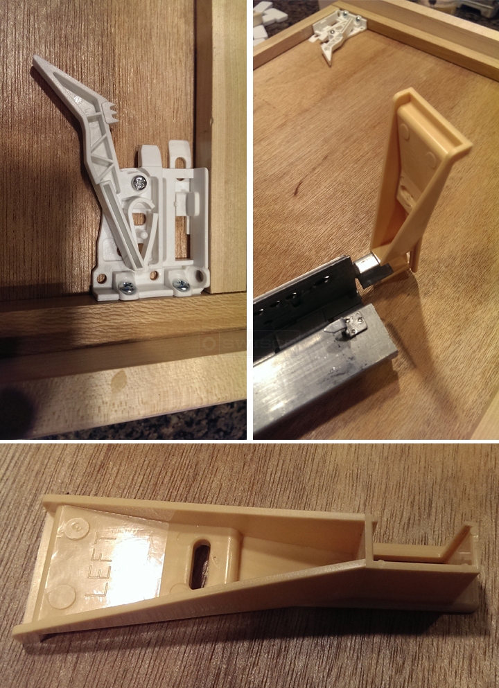 User submitted photos of drawer hardware.