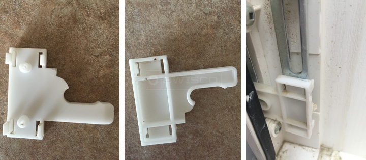 User submitted photos of window hardware.