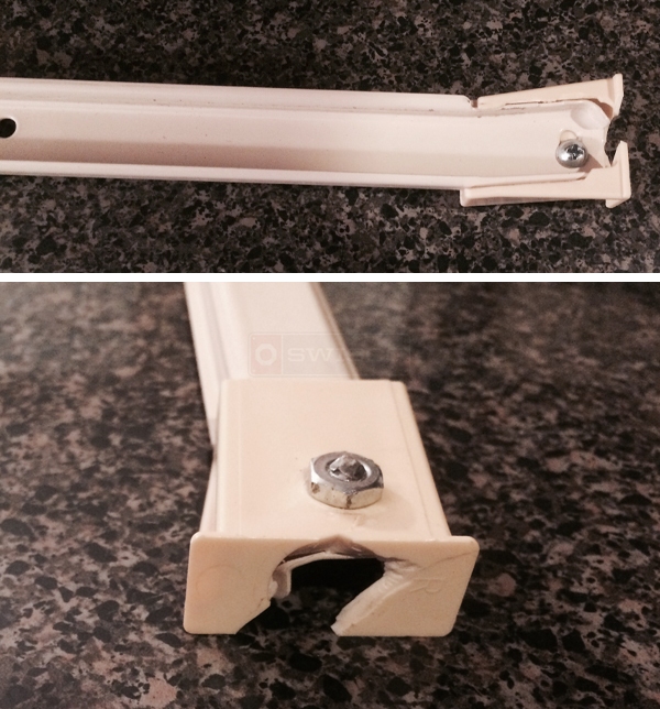 User submitted photos of drawer hardware.