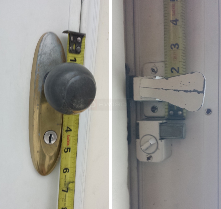 User submitted photos of door handles.