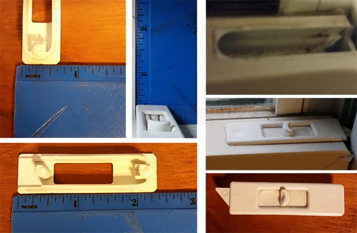 User submitted a photo of a top sash guide.