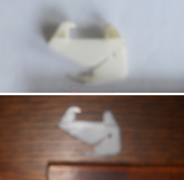 User submitted photos of a drawer guide.