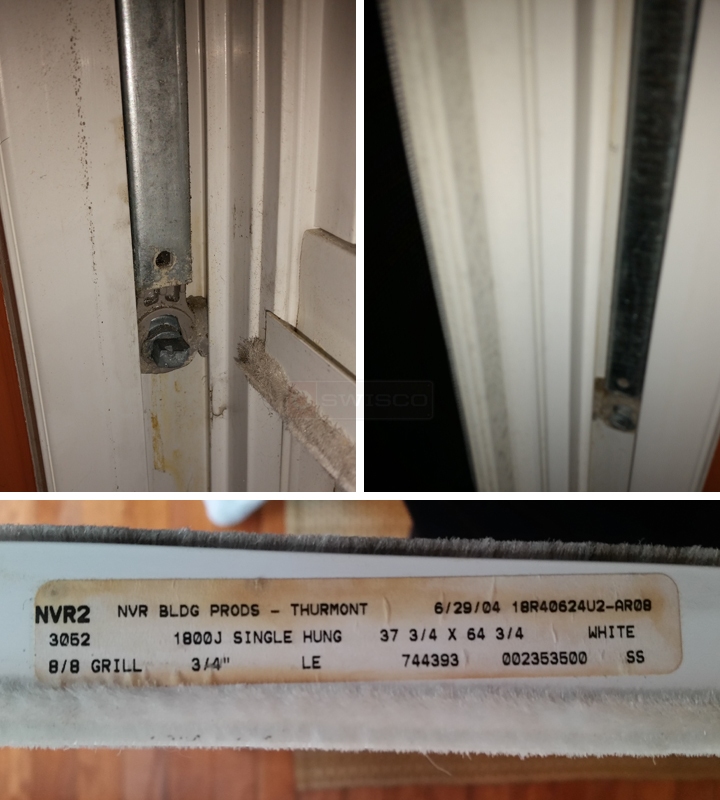 User submitted photos of a window balance.