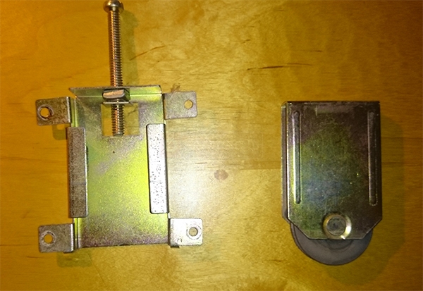 User submitted a photo of a mirror door roller.