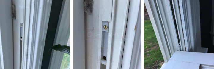 User submitted photos of window hardware.