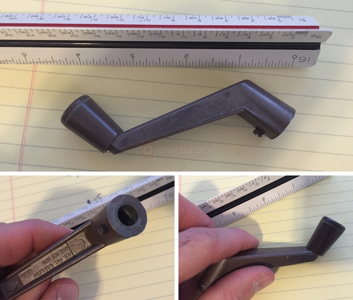 User submitted photos of a window operator handle.