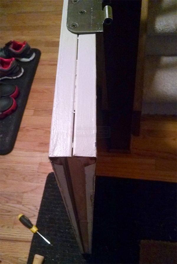 User submitted photos of a door sweep.