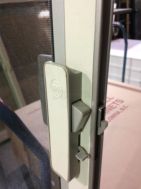 User submitted a photo of patio door hardware.