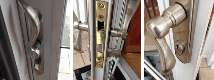 Broken lock on Pella door