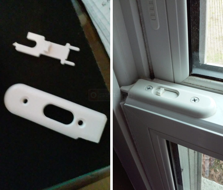 User submitted photos of a tilt latch.