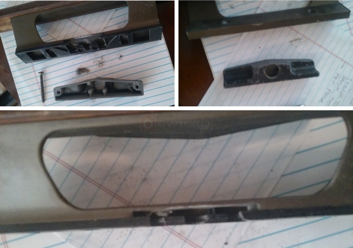 User submitted photos of a patio door handle set.