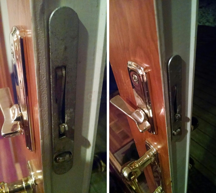 User submitted photos of a mortise lock.