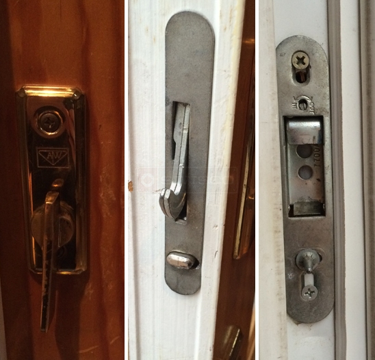 User submitted photo of their door hardware.