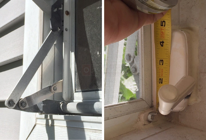 User submitted photos of a window operator.