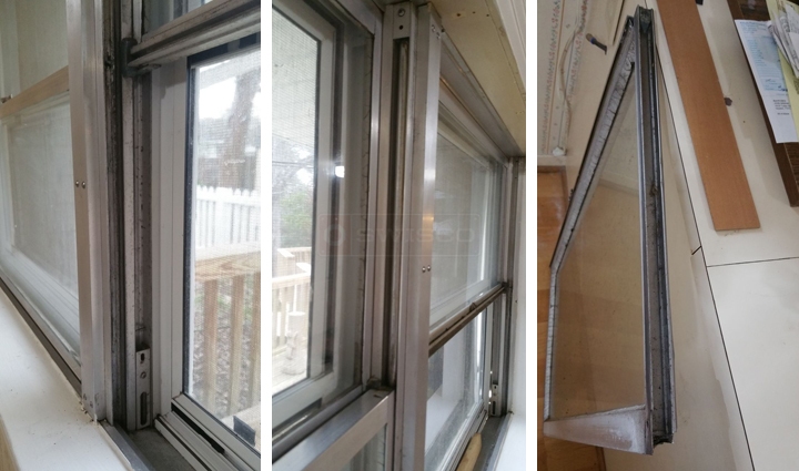 User submitted photos of window hardware.