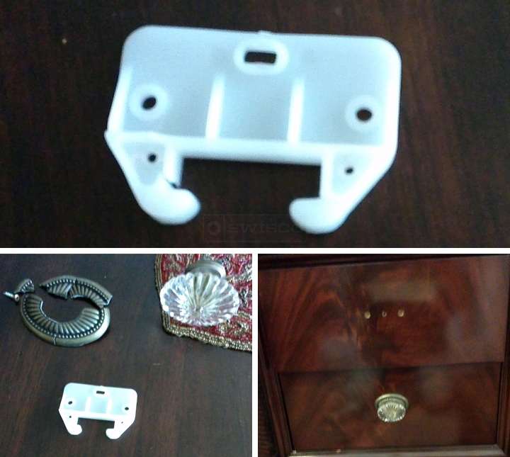 User submitted photos of drawer hardware.