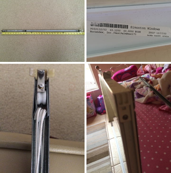 User submitted photos of window hardware.