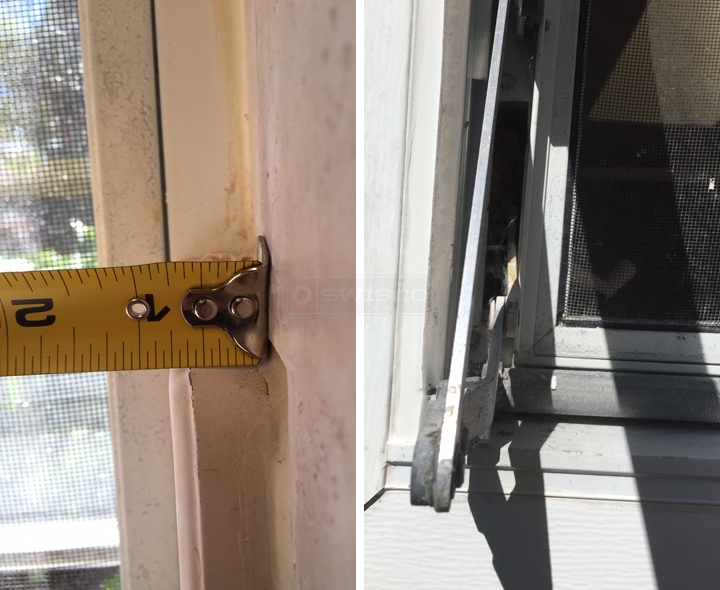 User submitted photos of window hardware.