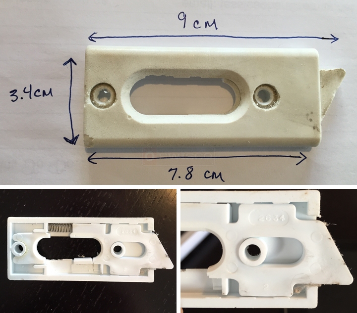 User submitted photos of a tilt latch.