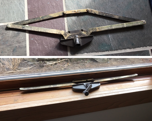 User submitted photos of a window operator.