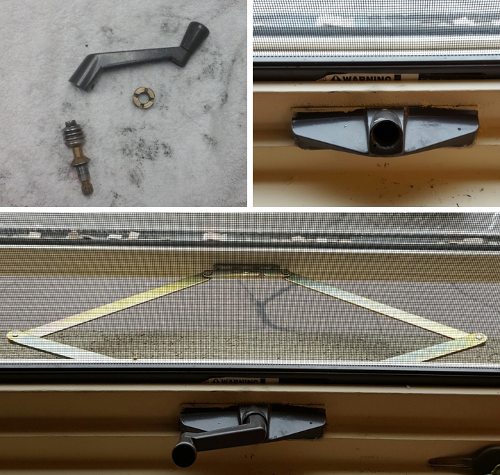 User submitted photos of a window operator.