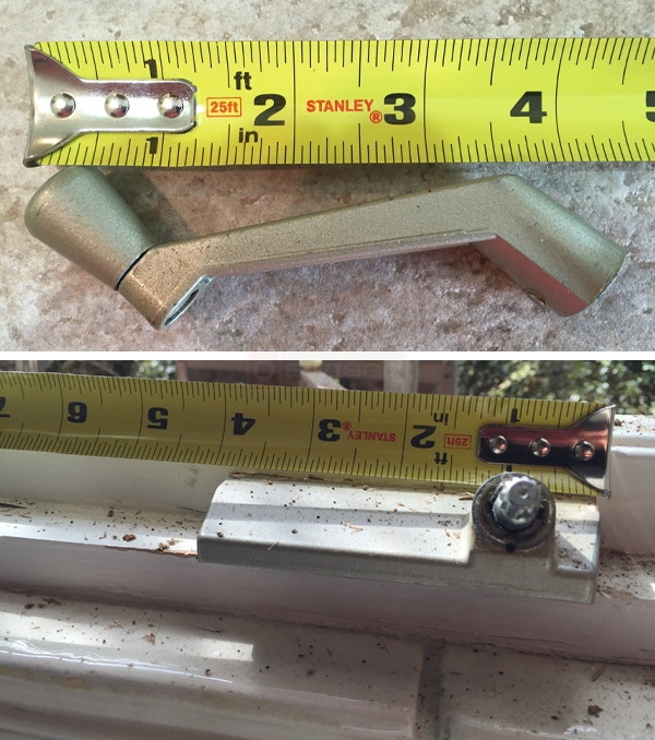 User submitted photos of a window operator.