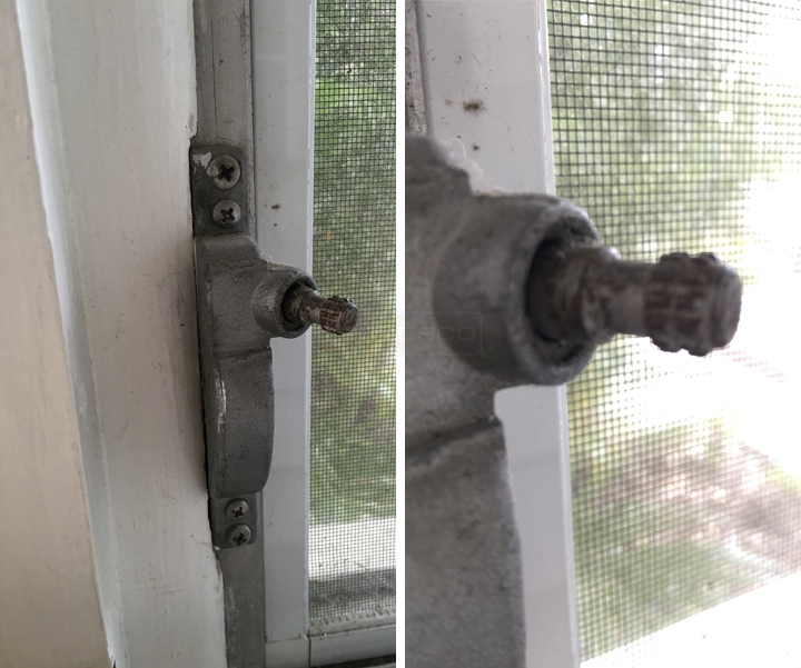 User submitted photos of a window operator.