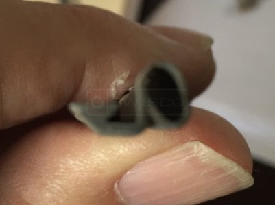 User submitted a photo of bubble seal.