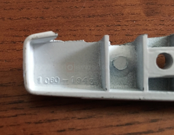 User submitted a photo of patio door hardware.
