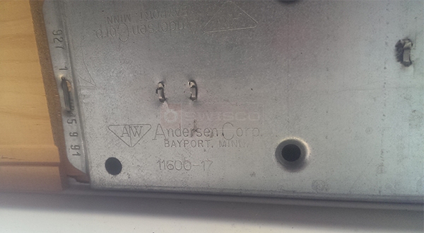 User submitted a photo of a window balance.