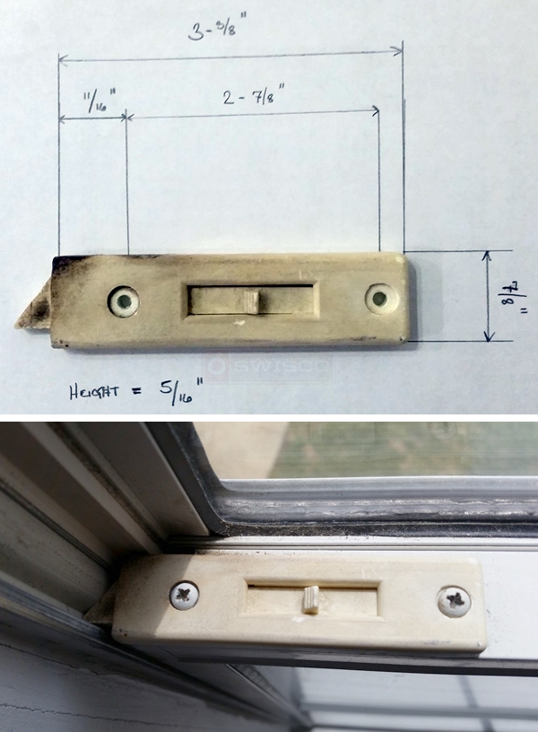 User submitted photos of a tilt latch.