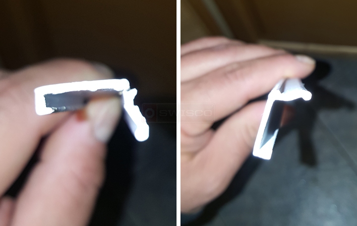 User submitted photos of a glazing bead.