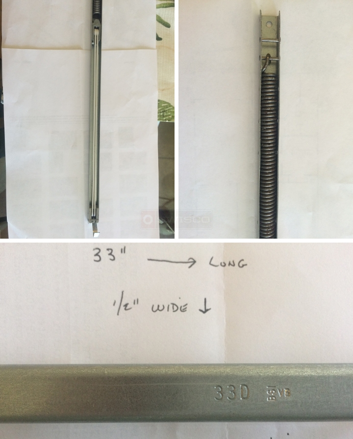 User submitted photos of a window balance.