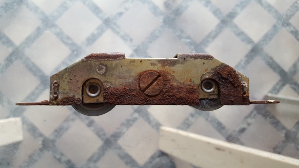 User submitted a photo of a patio door roller.