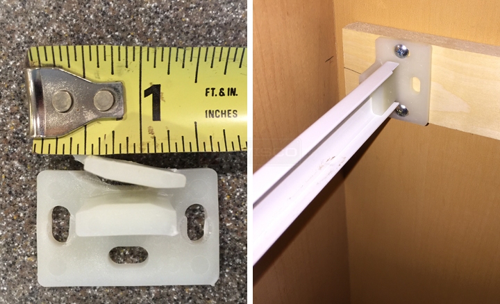 User submitted photos of drawer hardware.