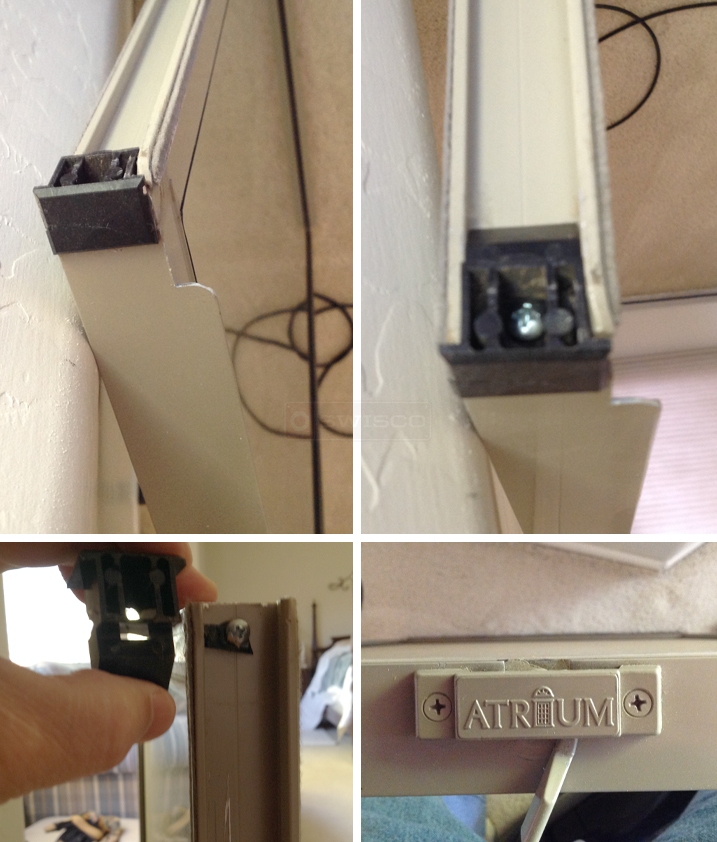 User submitted photos of window hardware.