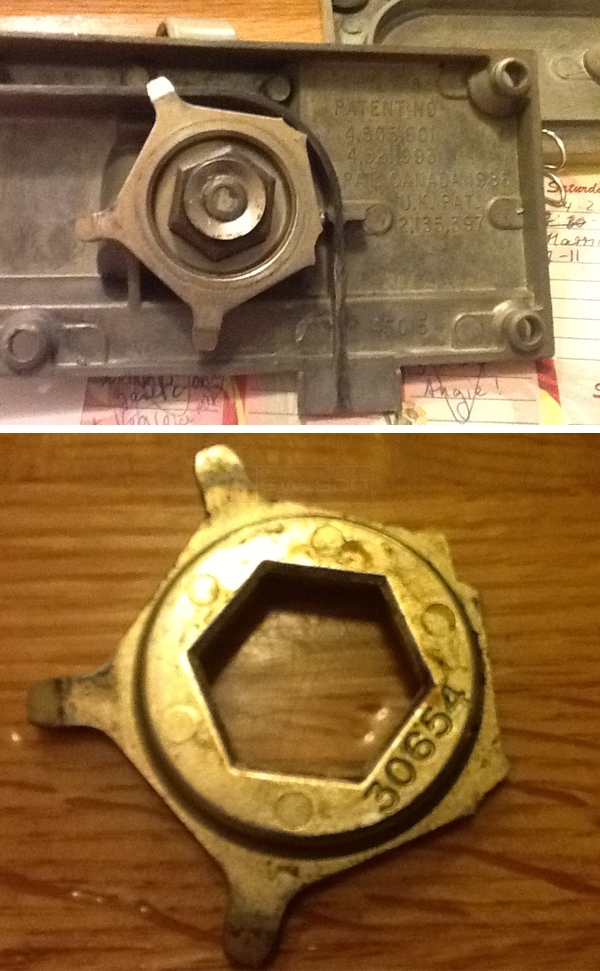 User submitted photos of window hardware.