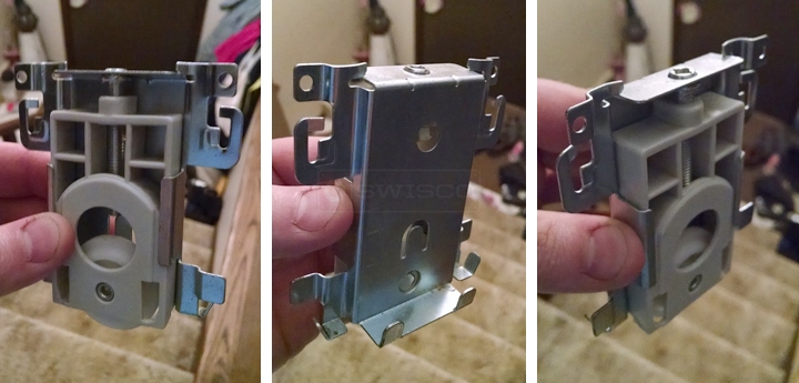 User submitted photos of a closet door roller.